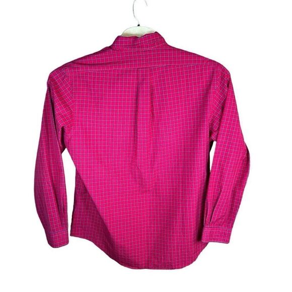 Ralph Lauren Custom Fit Extra Large (XL) Long Sleeve Red Plaid - Picture 2 of 4